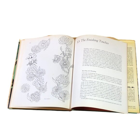 Needlepoint Design By Louis J. Gartner Jr. Hardcover Book With 60+ Color Plates - Picture 10 of 13